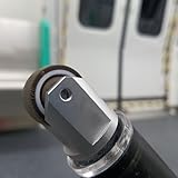 Aluminum Alloy Folding for Bike Auxiliary Wheel – Non-Rotating Seatpost Caster for 25–44 mm OD Round Tube, Foldable Push Wheel for Flat Ground Mobility（Non Rotating Wheel）