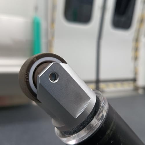 Aluminum Alloy Folding for Bike Auxiliary Wheel – Non-Rotating Seatpost Caster for 25–44 mm OD Round Tube, Foldable Push Wheel for Flat Ground Mobility（Non Rotating Wheel）