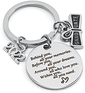 Keyring graduation gifts for her him 2022 graduation gifts key chain graduation gift for year 6 11 leavers graduate gifts inspirational graduation presents for children daughter son senior primary