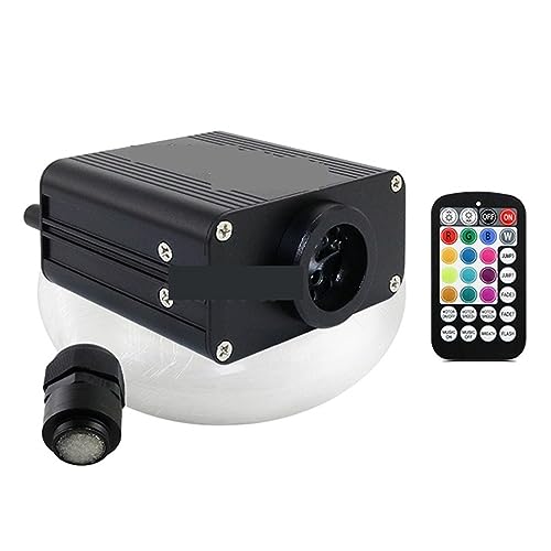 Kit de fibra óptica LED de 16W con control inteligente de música para techo de coche RGBW