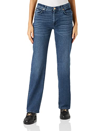 Jeans 7 For All Mankind Ellie Straight denim haut de gamme Femme