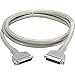 Black Box Serial/Parallel Cable - DB-25 (F) to DB-25 (M) - 35 ft - Stranded, thumbscrews
