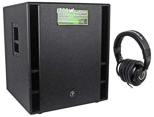 Mackie THUMP18 THUMP-18 18" 1200w 18" Powered Subwoofer Sub+Free Headphones