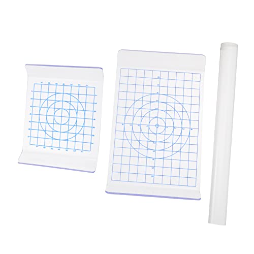 BATHVEVE 3pcs Acrylic Clay Pressure Plates for Handmade Clay Projects Includes Shaped Tools for Modeling Sculpting Carving