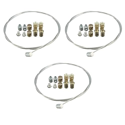 SuKeYuan - SuKeYuan 3 Set Motorcycle Cable Repair Kit Motorcycle Emergency Brake Throttle Accelerator Cable Clutch for Motorbikes Accessories