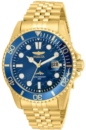 Invicta Men's 30612 Pro Diver Quartz 3 Hand Blue Dial Watch