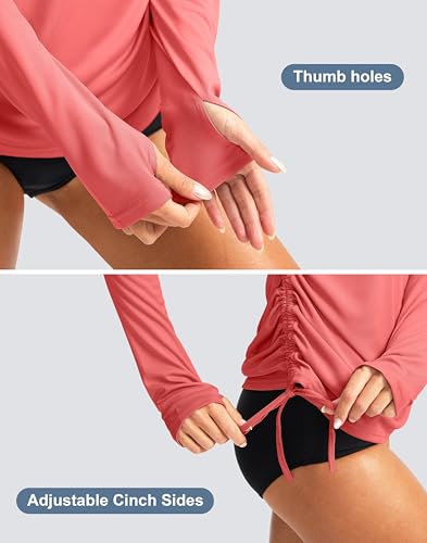 Traje de baño de manga larga mujer SANTINY bañador surf protección solar UV 4