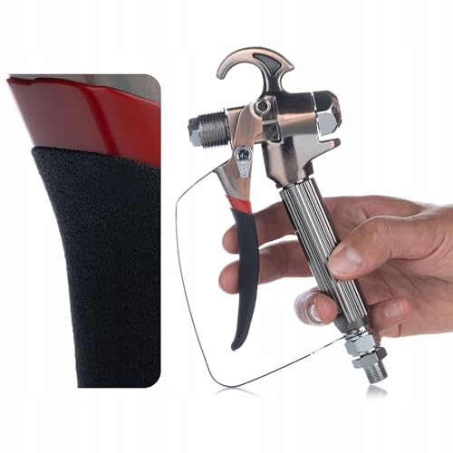 Pistola de pintura TurboJet TJ1 con boquillas 513 517 519 y conector de un cuarto 8