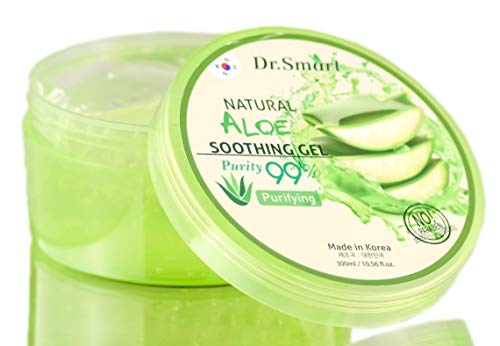 Dr. Smart Natural Aloe Soothing Gel Purity 99% (Made in Korea) (1 Pack)