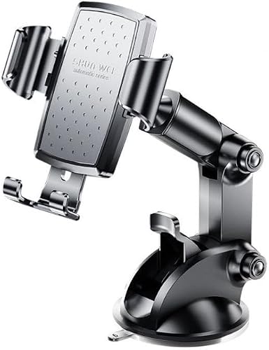 Shunwei Sd-1132B Car Phone Suction Cup + Air Vent Holder Gravity Sensing Support Bracket(Gray)