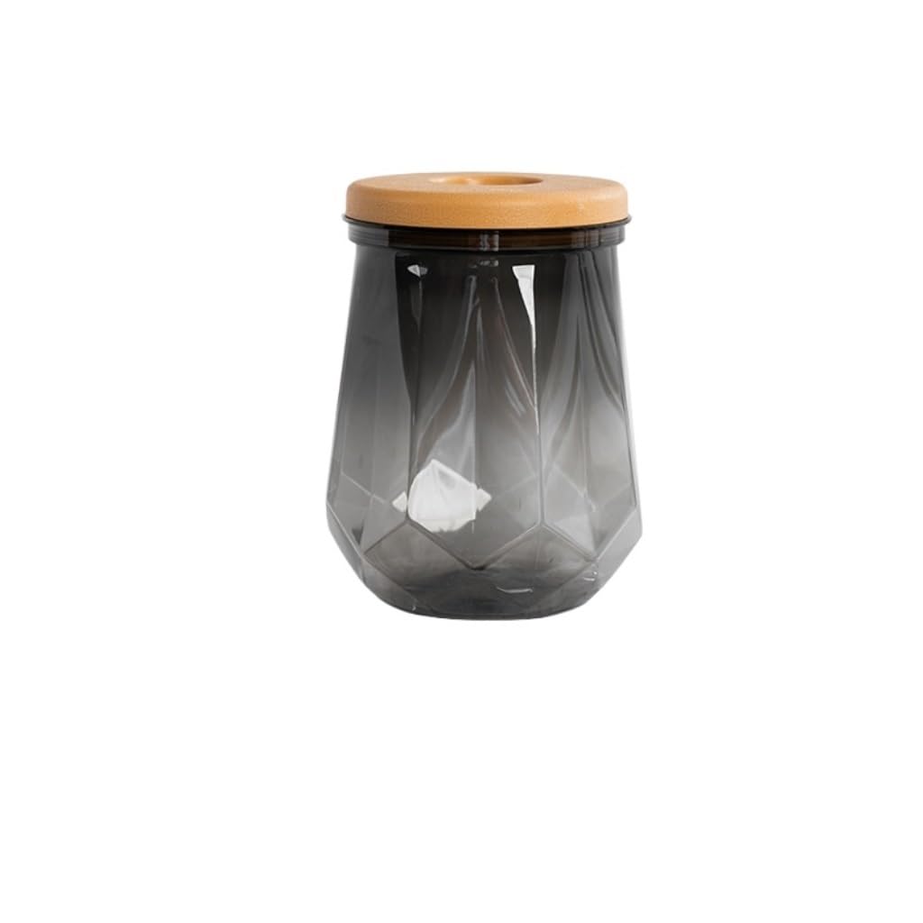GELASIGE Flower Pots Simple Transparent Hydroponic Flower Pot Creative Small Potted Water-growing Green Plant Resin Flower Pot Outdoor Flower Pots(A)