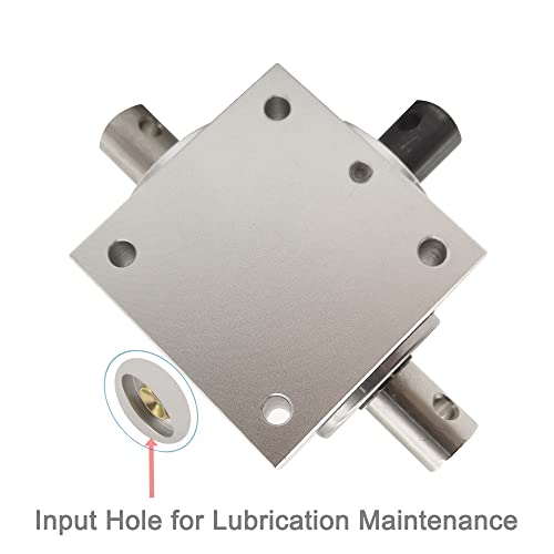 Image of 1:1 Right Angle Tapered Bevel Gearbox 1.5 Module 20 Teeth 90 Angle Drive Steering Gear Device Simple Mechanical DIY Module with 15mm Shaft