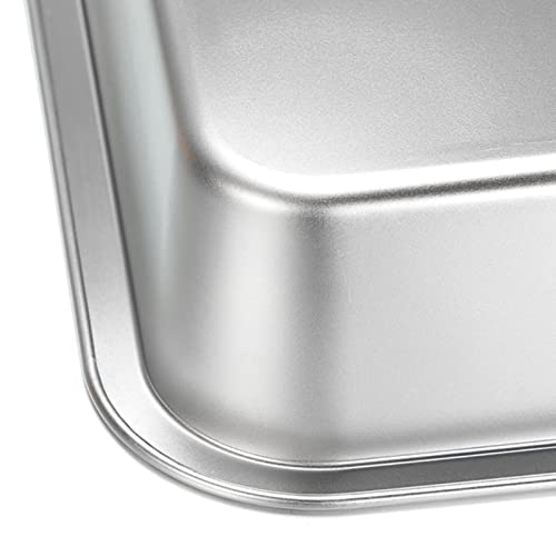 Arenero para gatos acero inoxidable 14.17x10.24x3.94 pulg miniatura 6