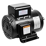 VEVOR 7.5HP Air Compressor Motor, 3450RPM Electric Motor, 230V 30 Amps, CW/CCW Rotation, 1-1/8' Keyed Shaft 184T Frame, 2.75' Shaft Length for Air Compressors