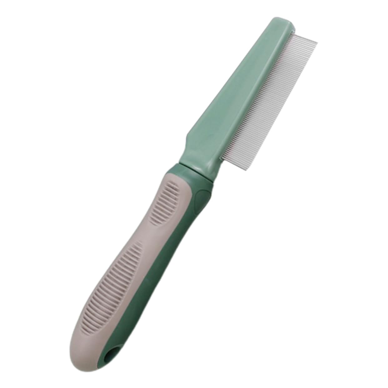 GOOHOCHY Pet Grooming Comb with Ergonomic Handle Fine and Coarse for Cats and Dogs for Removing Mats and Tangles Convenient Daily Use