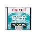 MAXELL 648201 CD-R Disc - 700MB-80min - 48x - w-Slim Jewel Case - Silver - Pack of -10
