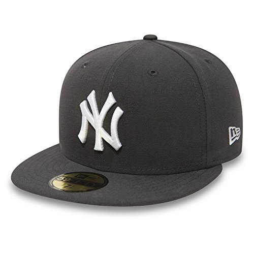New Era 59fifty cap en el Bundle con UD PAÑUELO New York Yankees - Grafito/blanco, 8-63,5 cm
