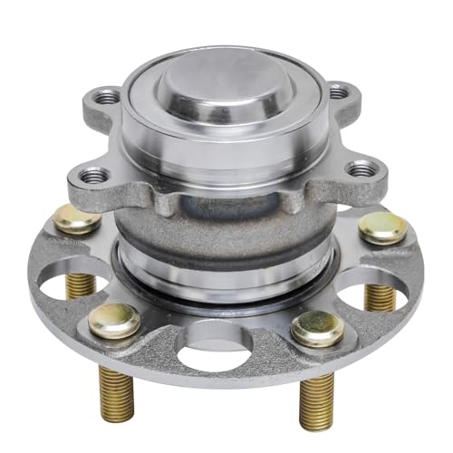 Image of Detroit Axle - Pair Rear Wheel Bearing Hubs for 2013-2015 Honda Civic 2013-2018 ILX 2 Wheel Hub Bearings Assembly 2014 Replacement