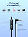 iClever Kids Headphones with Cord, 85/94dB Safe Volume Tech, Bending Resistance Durable, Foldable, Stereo Sound 3.5mm Jack Wired Headphones for Kids Boys Girls Tablet/Travel/School, HS14