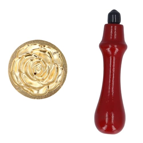 Sello para cubitos de hielo de cobre reutilizable y con mango de madera 6