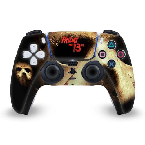 Graphiques vinyle Friday The 13th Jason ajustement parfait pour console PS5 Slim Digital - 4