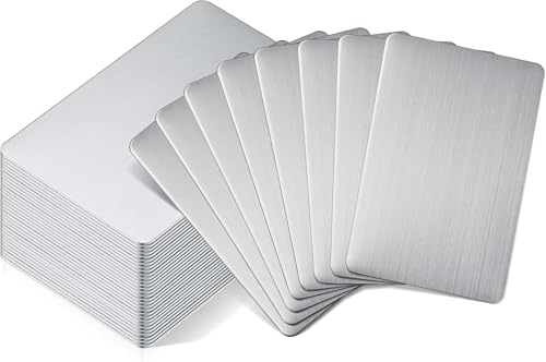 PIKNEW 304XeXJ[h 86 x 54 mm h20/30/40p  S|J[h [U[XeXJ[h ƒp ItBXp qlp DIY pJ[h (40)