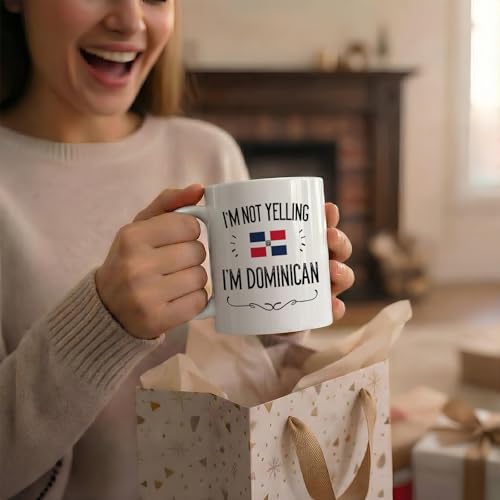 Taza de cerámica 11 oz con diseño bandera Dominicana miniatura 5