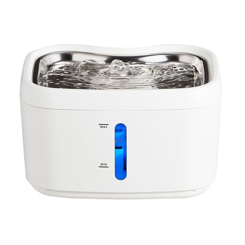 Fuente de agua inteligente para gato con batería recargable