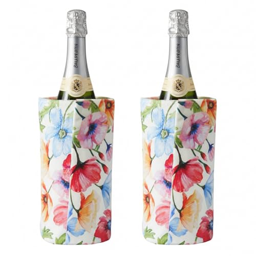 Wine Bottle Cooler Sleeve Insulated Wine Chiller Sleeve 2-Pack Reusable Drink Chiller for White Wine Champagne Water Bottles & More