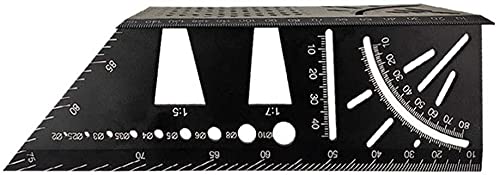 Règle d'angle de raccord en alliage d'aluminium 45° 90° RJH