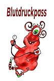 Blutdruckpass: Blutdruckpass in Großschrift mit Kurzanleitung, übersichtliche und große Tabellen zum Eintragen von mehr als 1500 Messungen, A5, ... Geschenkidee zu Geburtstag und Weihnachten,