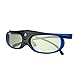 Produktbild ELEPHAS DLP Link 3D-Brille Wiederaufladbare für DLP-Projektoren Optoma, BenQ, Acer, Viewsonic, Dell, Schwarz/Blau (2018 Comfortable Version). MEHRWEG
