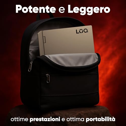 Loq Pc Gaming Portatile i7 14700HX, 64 GB RAM DDR5, GeForce RTX 5060 8GB, SSD 1TB, Notebook Gaming Display IPS 15,6" FHD 144Hz, Laptop Gaming Tastiera Retroilluminata, Wi-Fi 6, Thunderbolt - Notebook - Immagine 5