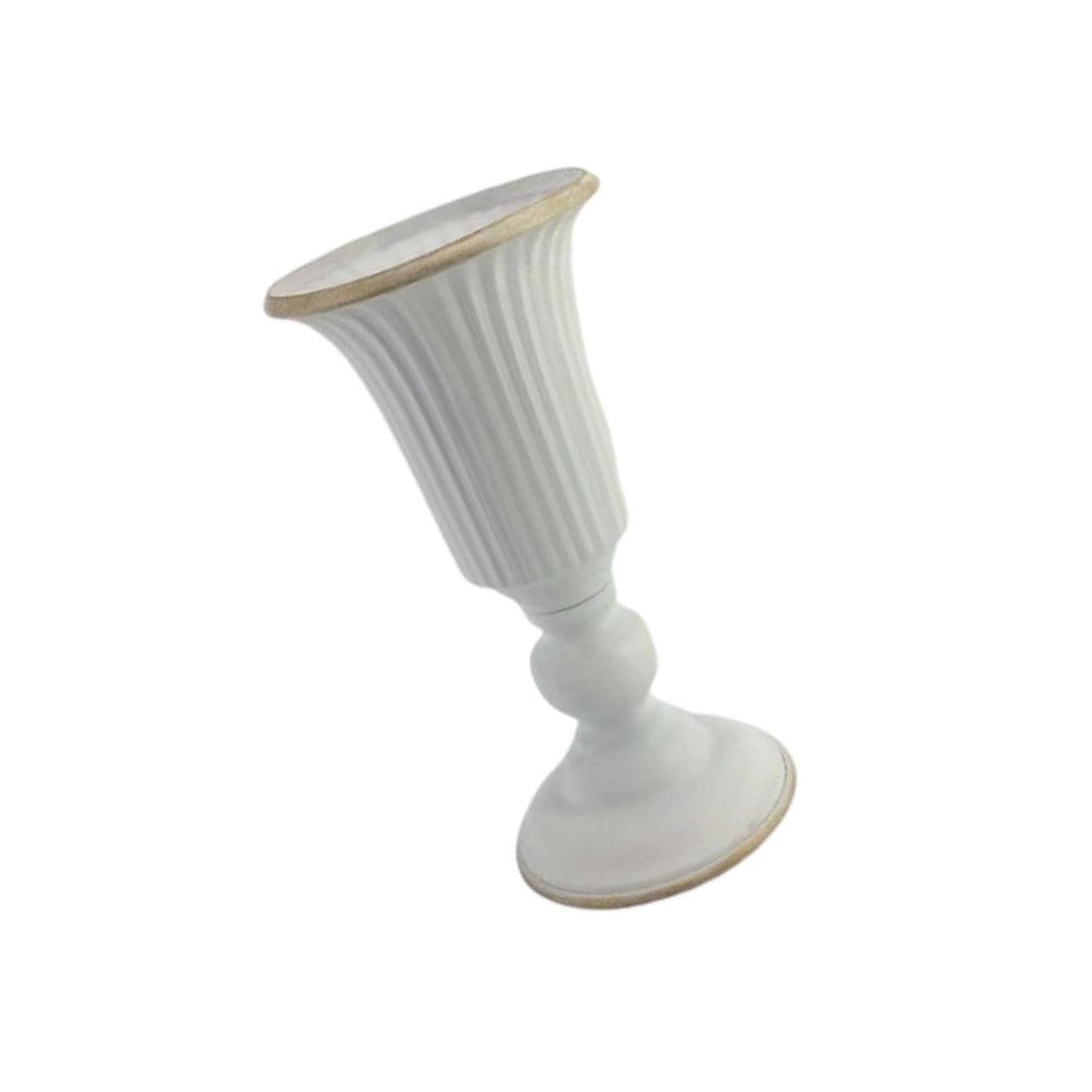 Zambuph Stylish Metal Flower Vase Decorative Plants Holder for Home Table Centerpiece
