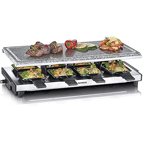 Severin RG 2374 Raclette con Piedra Natural Cover