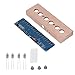 JAOCDOEN DIY IN14 Glow Tube Clock Kit Beech Wood Module Lamps Assembly USB 5V Interface