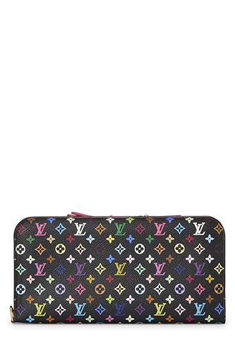 Pre-Loved Takashi Murakami x Louis Vuitton Black Monogram Multicolore Insolite, Black