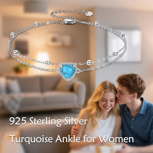 Image of TIGER RIDER Dragonfly Anklet Sterling Silver Dragonfly Gifts Jewelry for Women with Crystal Birthday Anniversary