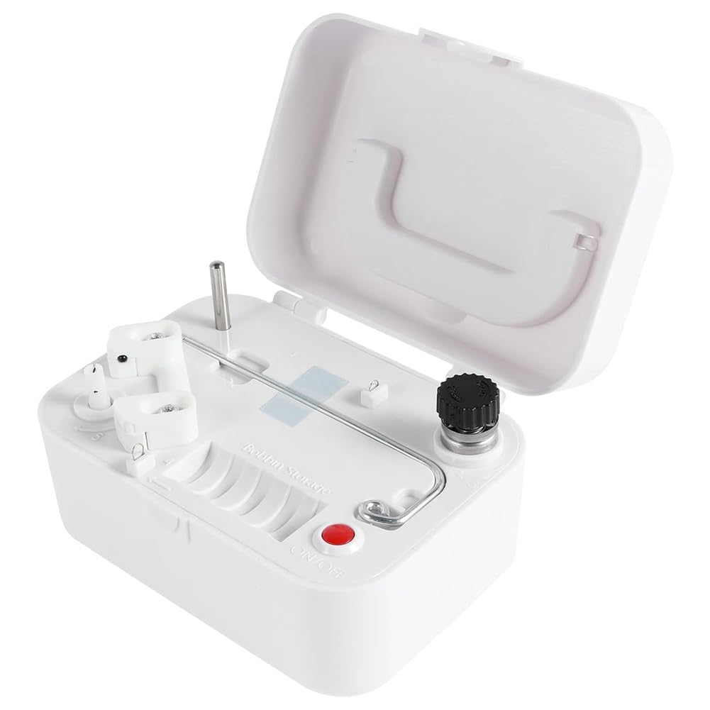 Quzenn Electric Bobbin Winder Portable Bobbin Winder With Handle Automatic Bobbin Winder Machine Usb/Battery Powered
