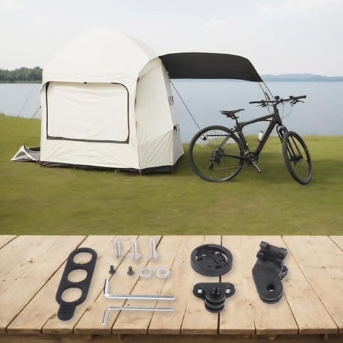 FACULX Support de guidon de vélo en alliage d'aluminium, support de guidon de vélo de route, support fixe coupe-vent pour Garmin Bariten Walker CYCPLUS – vue 6