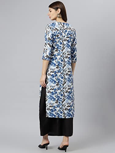 Image of ANNI DESIGNER Women's Crepe Regular Kurta