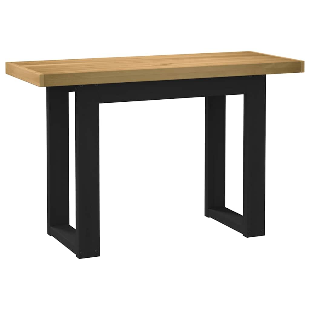 vidaXL Escritorio NOAIN Patas en U Madera Maciza Pino 120x50x75 cm, Escritorio de Escritura, Escritorio de Oficina, Escritorio de Trabajo