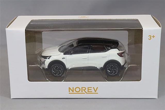Renault Captur Esprit Alpine 2024 Bianco Perlato e Nero 1/64