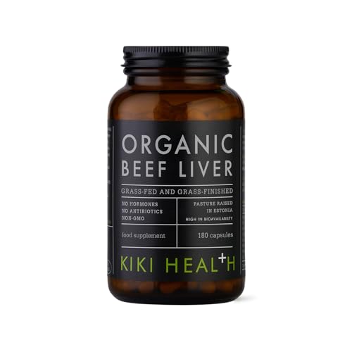 Organic Beef Liver Capsules Pasture-Raised Cattle Free from Antibiotics and Hormones Grass-Fed Liver Support Supplements from Ancestral Diet Beef Organ Supplements 180 Vegicaps