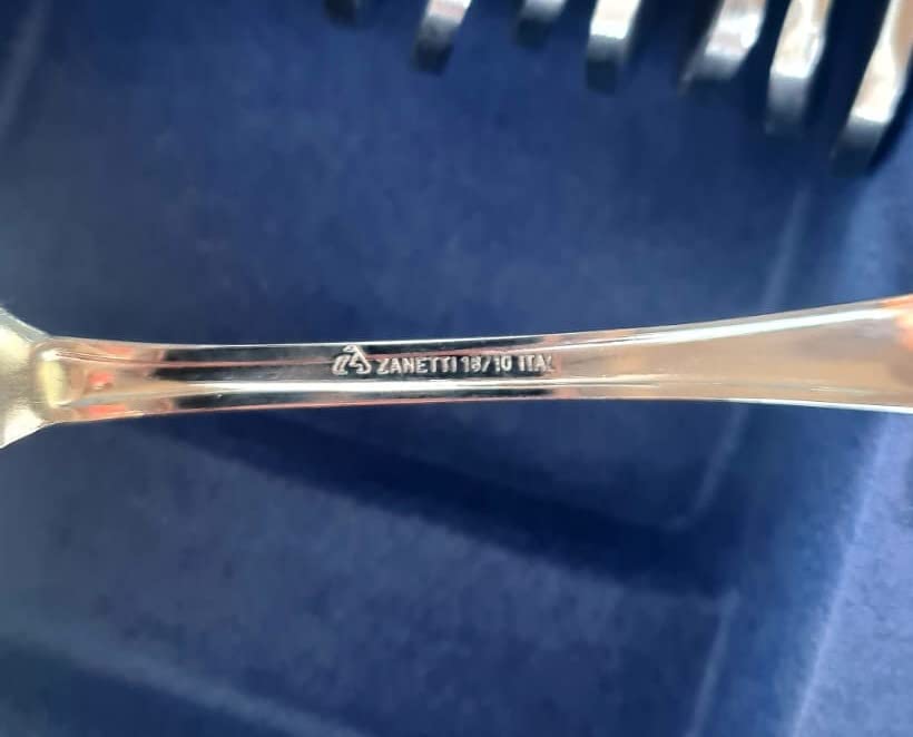 Cuillères à Café Zanetti Boston - Lot De 12 Inox 18/10 Made In Italy