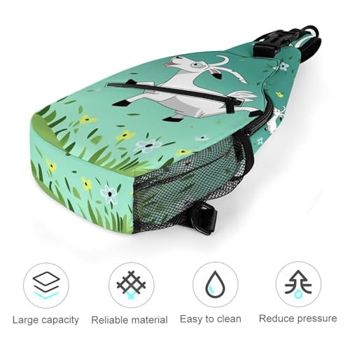 Mochila bandolera casual para senderismo y día unisex miniatura 7