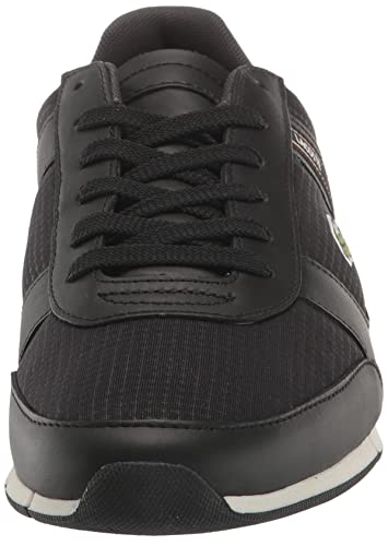 Image of Lacoste Mens Menerva Sport Sneaker, Black /White, 7 US