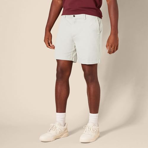 Amazon Essentials Men's Slim-Fit 7" Short Shorts, -silver, 40 - image 5