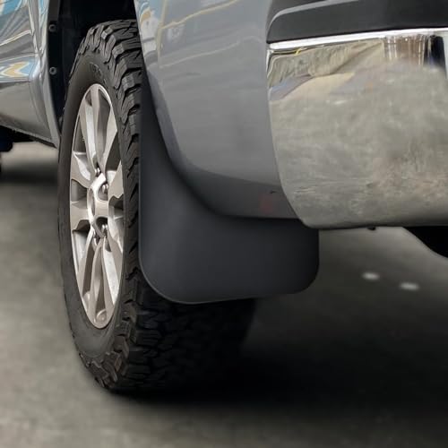 Image of 4PCS Mud Flaps Splash Guards, Front & Rear Tire Wheel Mud Guards All Weather Mudguards Mudflaps with Hardware Kits Accessories for Toyota Tundra 2022 2023