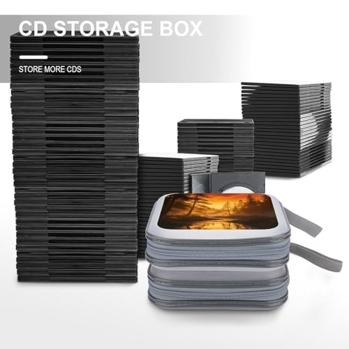 Porta DVD para coche y hogar con espacio para 40 discos guardados 7